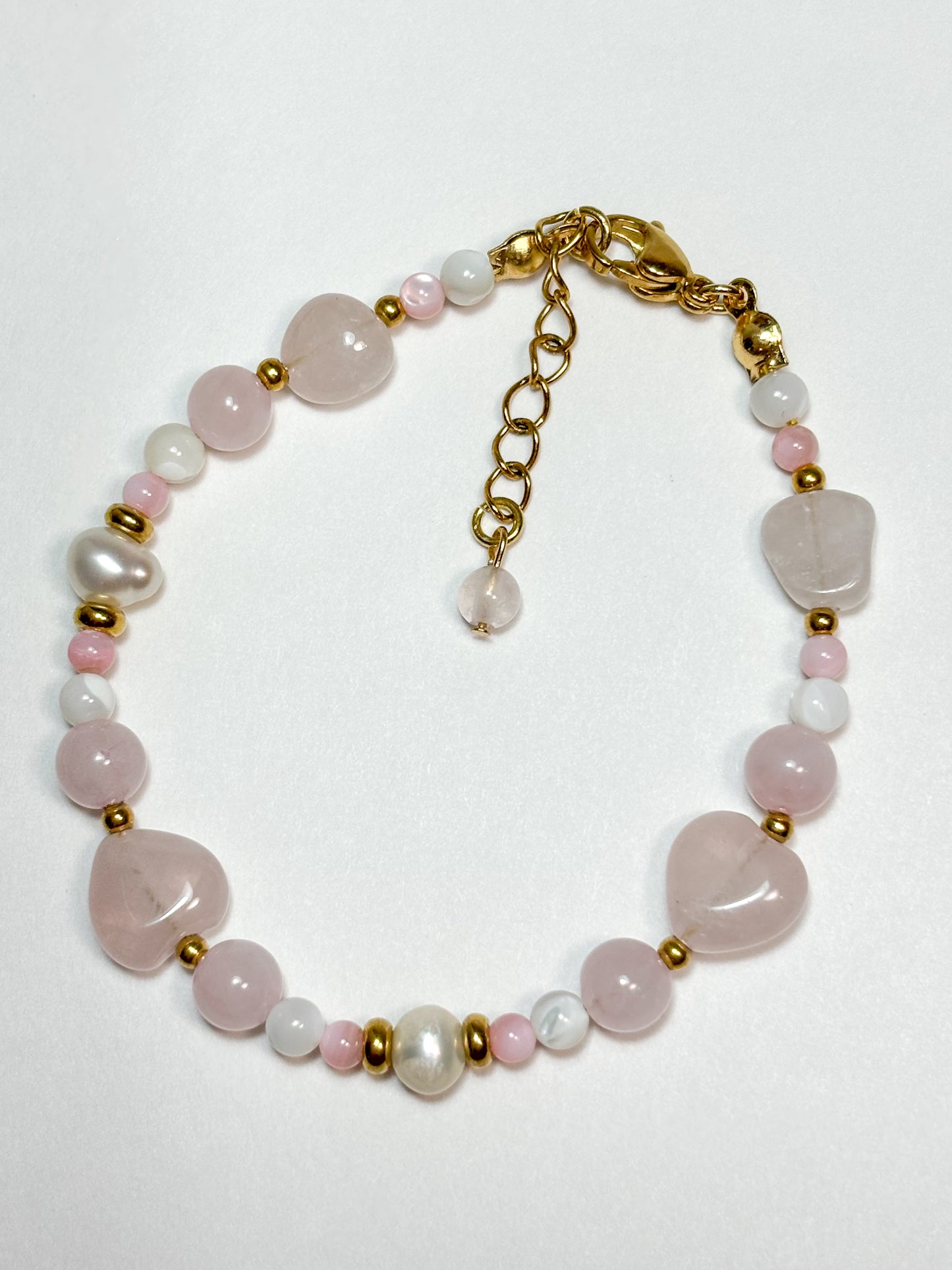 Sweetheart - Quartz and Pearl Bracelet